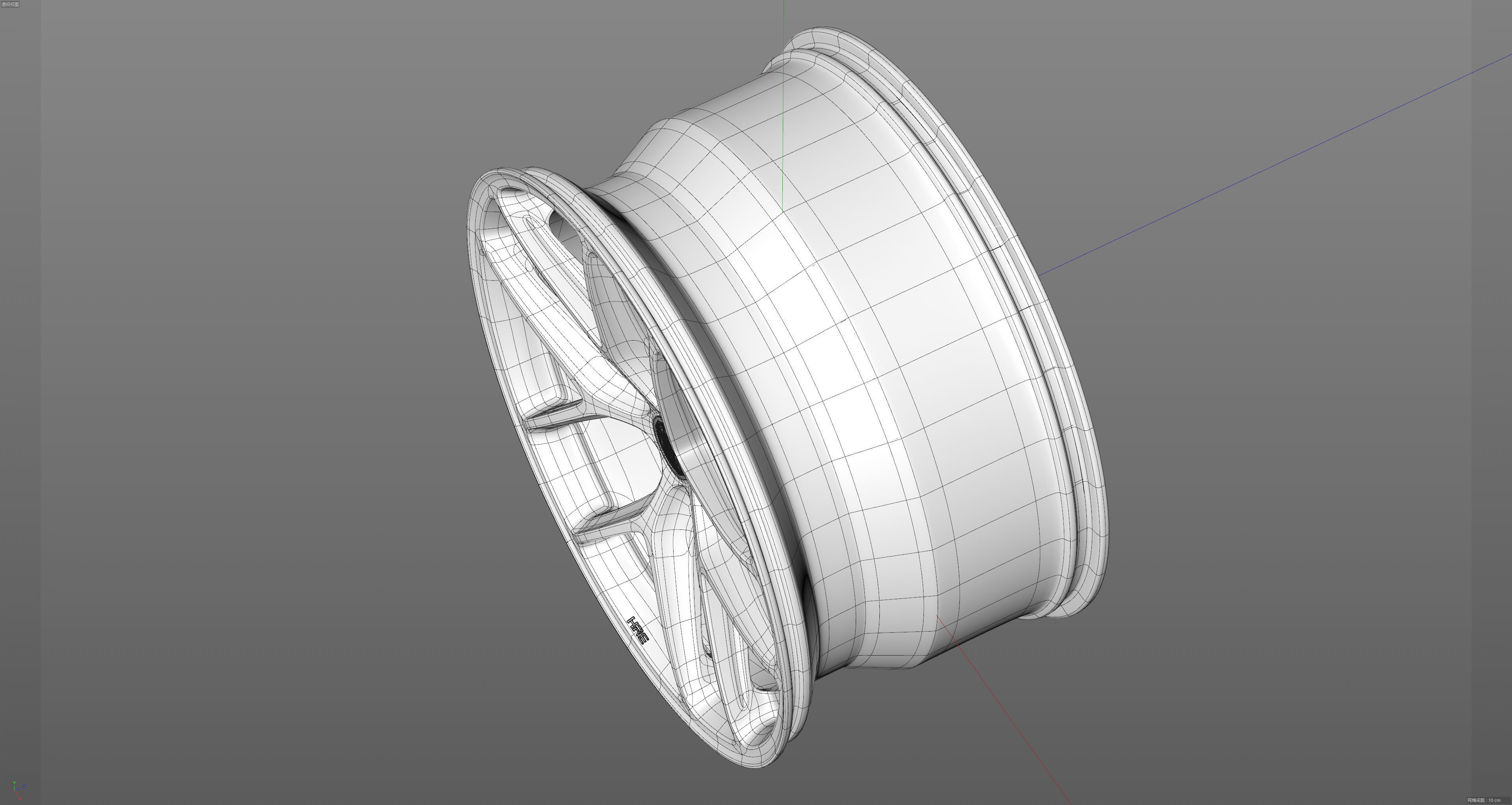 HRE R101 Low-poly 3D model_28