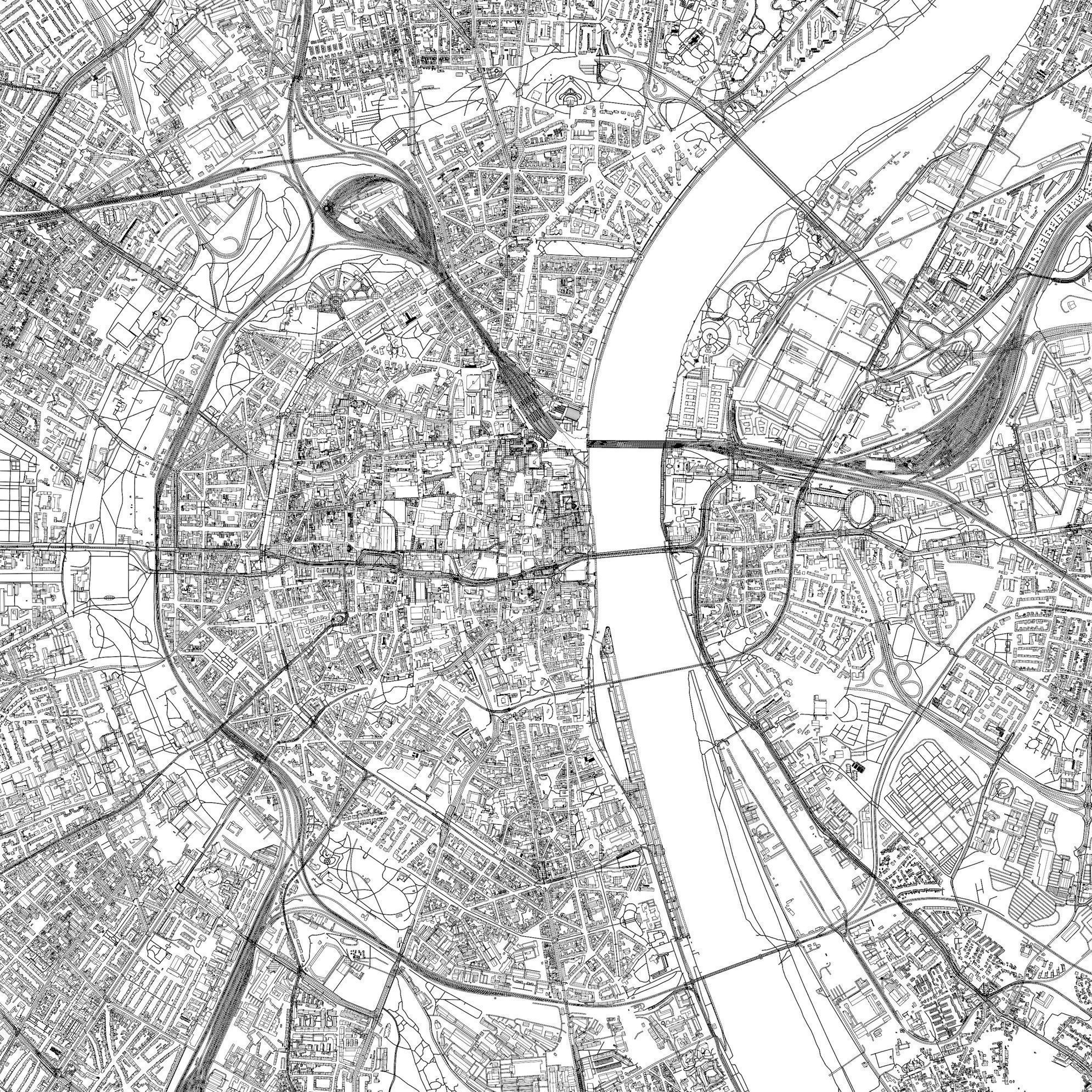 Cologne Germany - city and urban 3D model_7