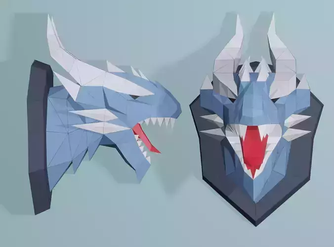 Dragon Low-poly 3D model
