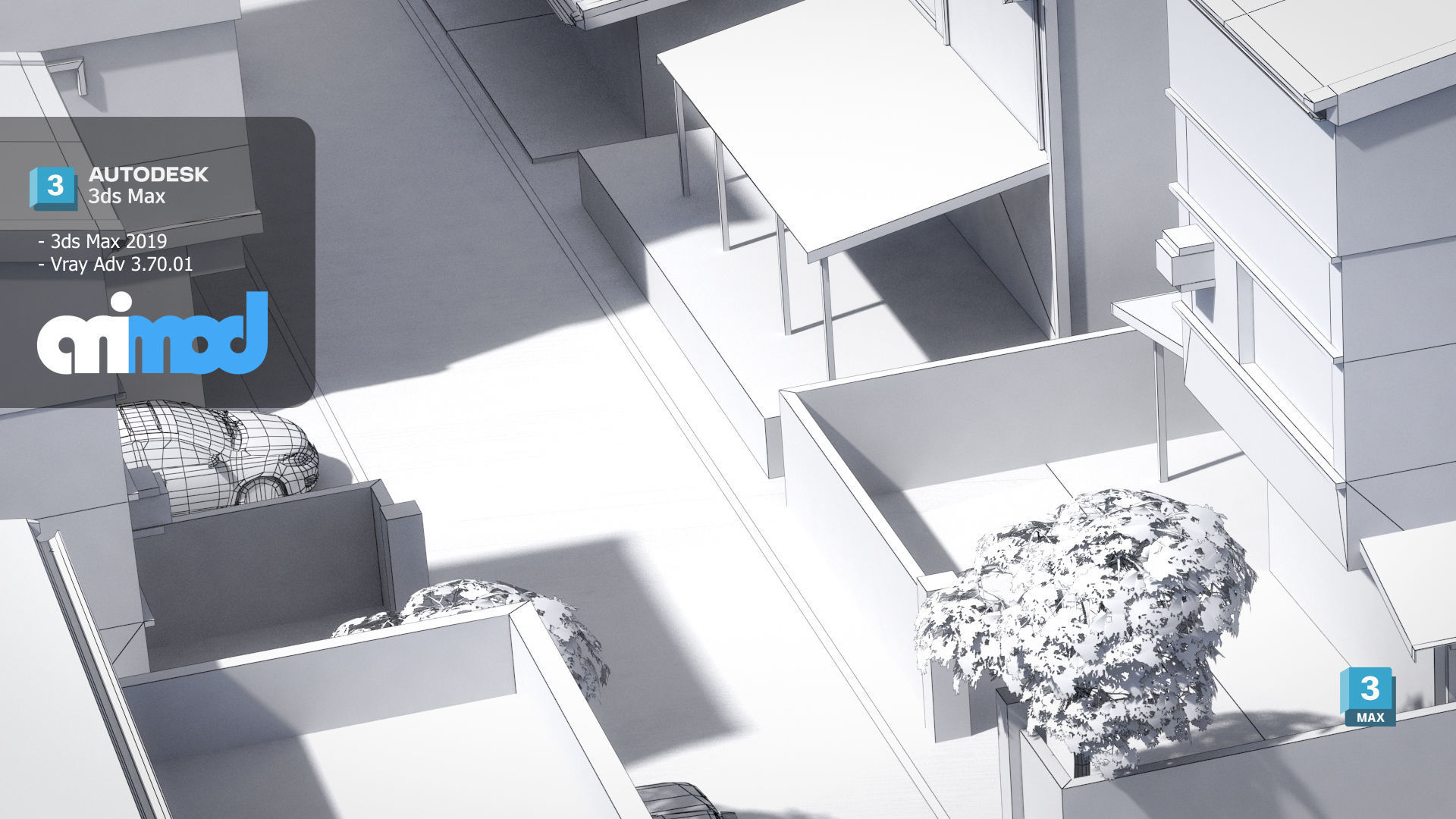 TW Street Houses 3D model_6