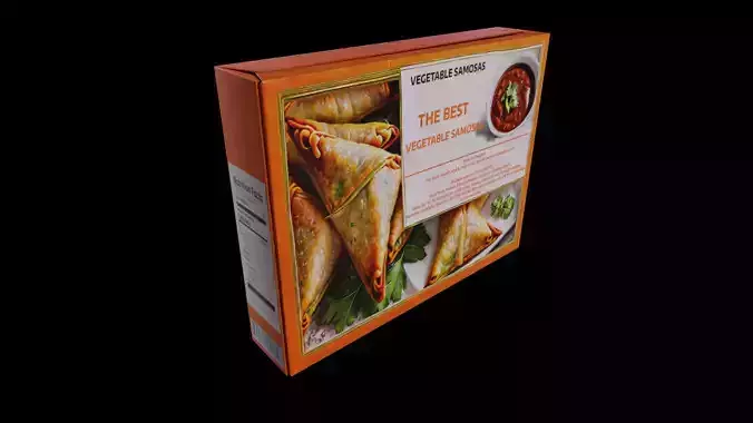 Vegetable Samosas - GAME READY PBR