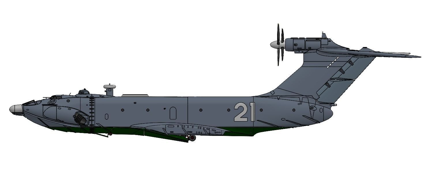Project 904 A-90 Orlyonok Ekranoplan S-21 3D print model_3
