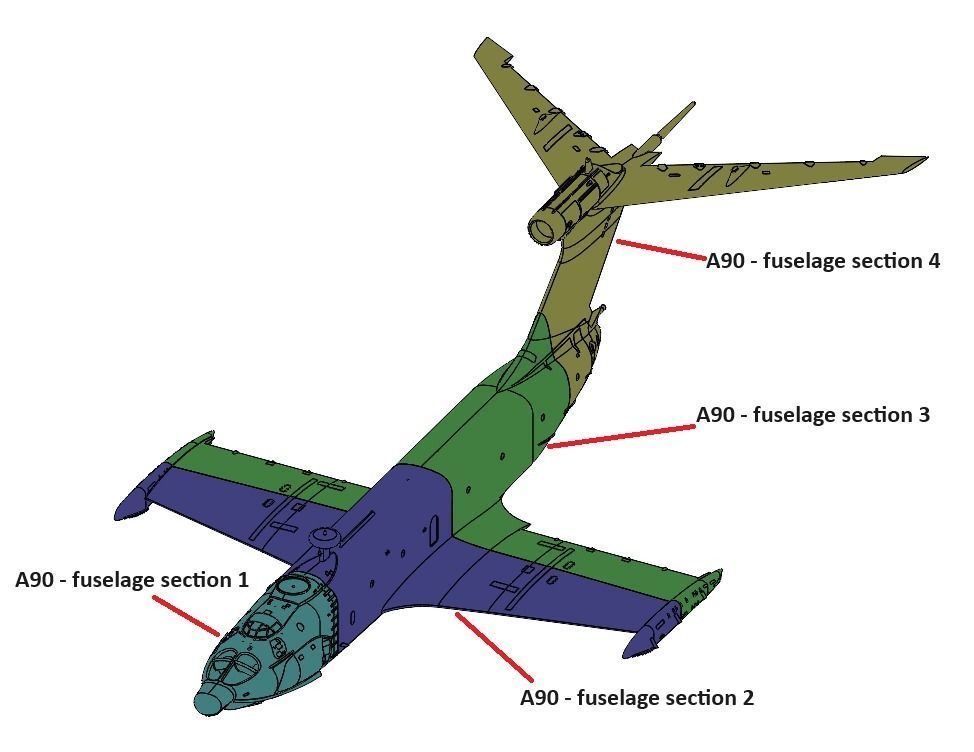 Project 904 A-90 Orlyonok Ekranoplan S-21 3D print model_7