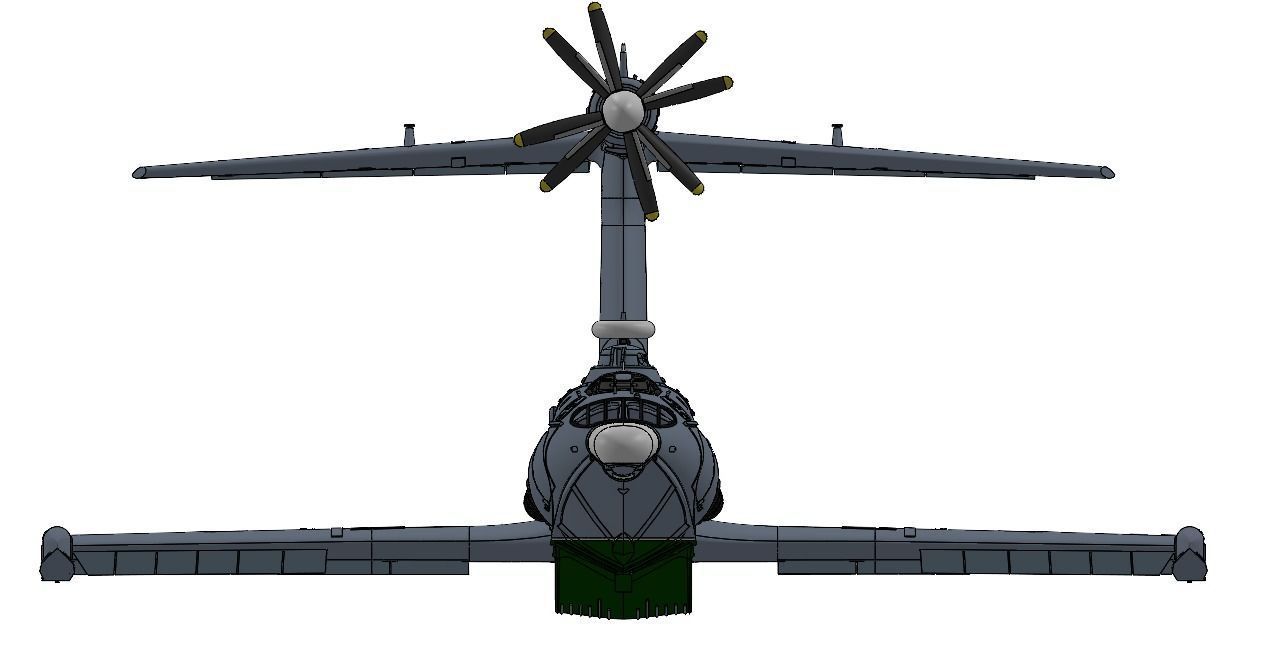 Project 904 A-90 Orlyonok Ekranoplan S-21 3D print model_4