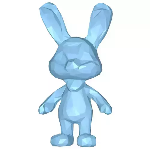 Bunny Low Poly 3D model