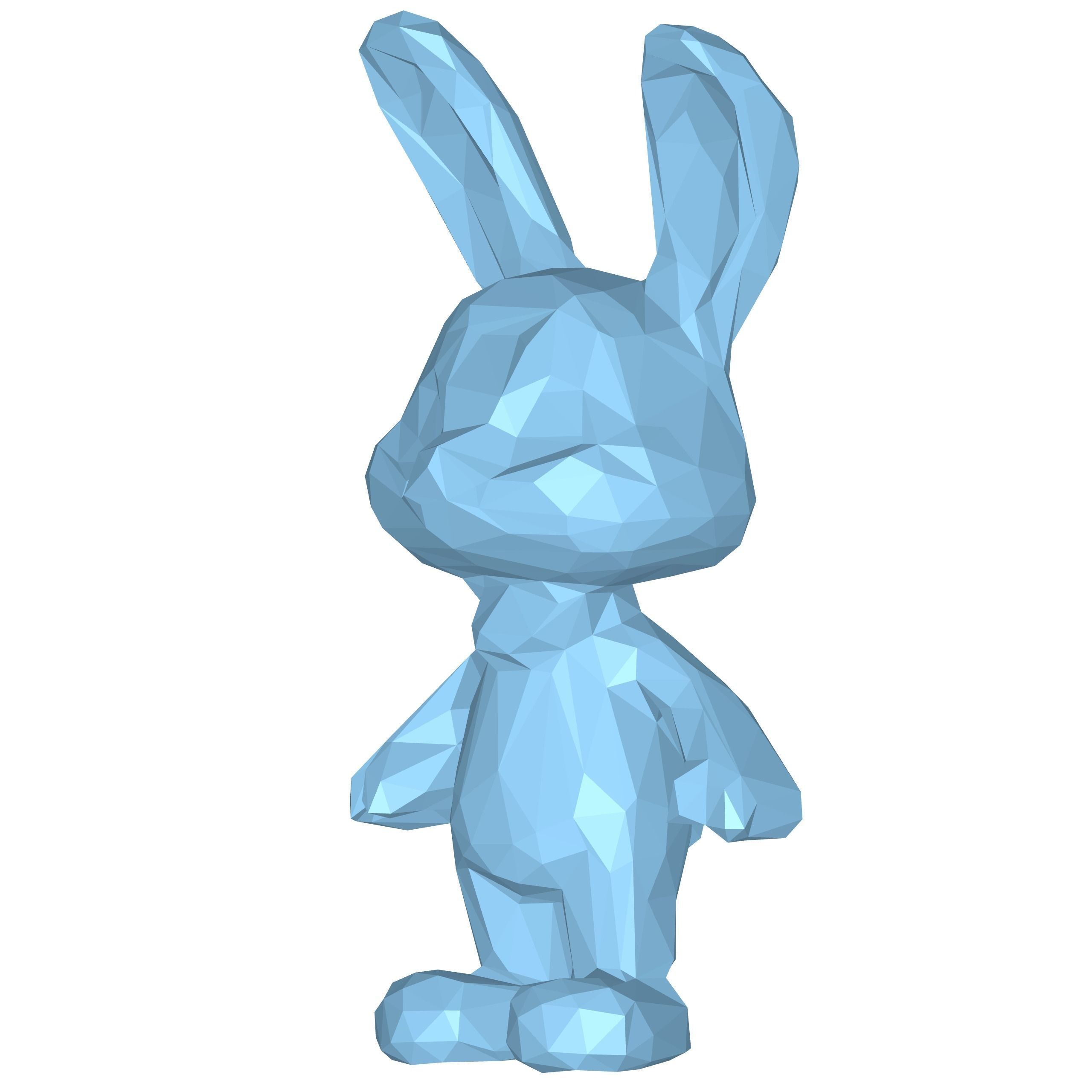 Bunny Low Poly 3D model_1