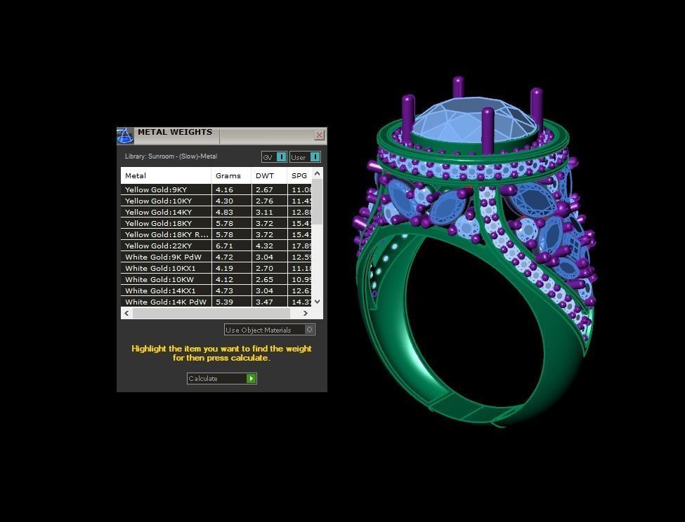 FASHION WEEDING RING  3D print model_12