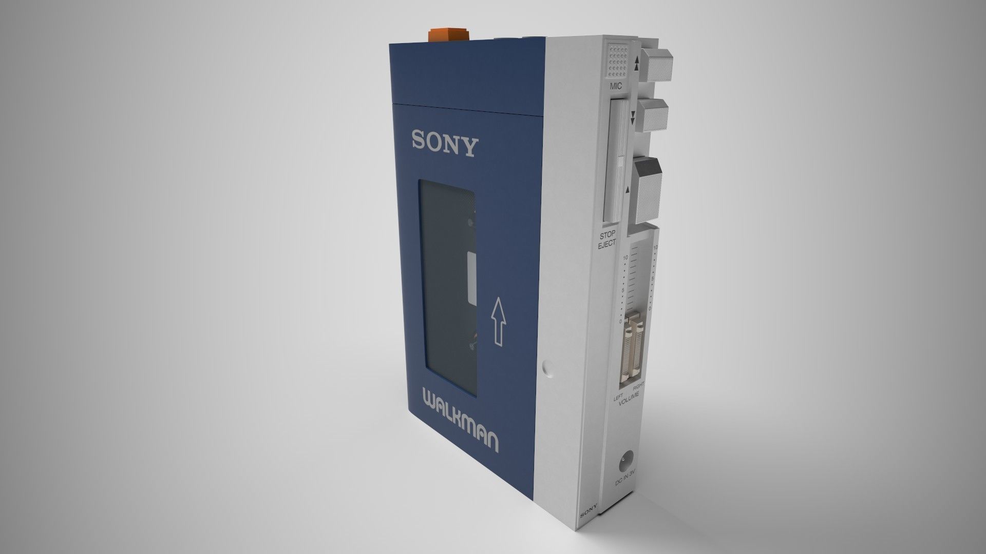 Sony Walkman TPS-L2 3D model_1