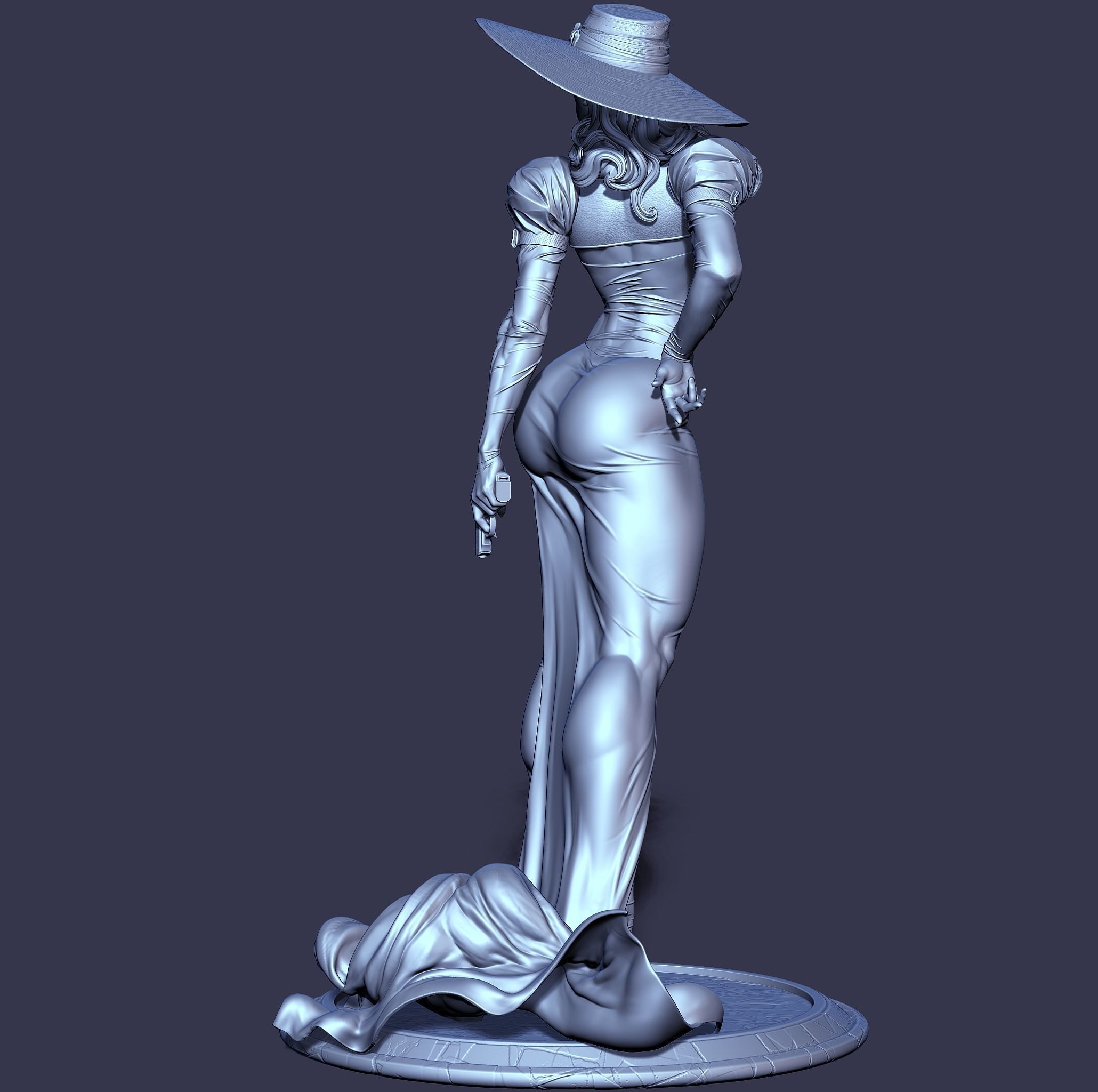 Madame Mirage with NSFW 3D print model_22
