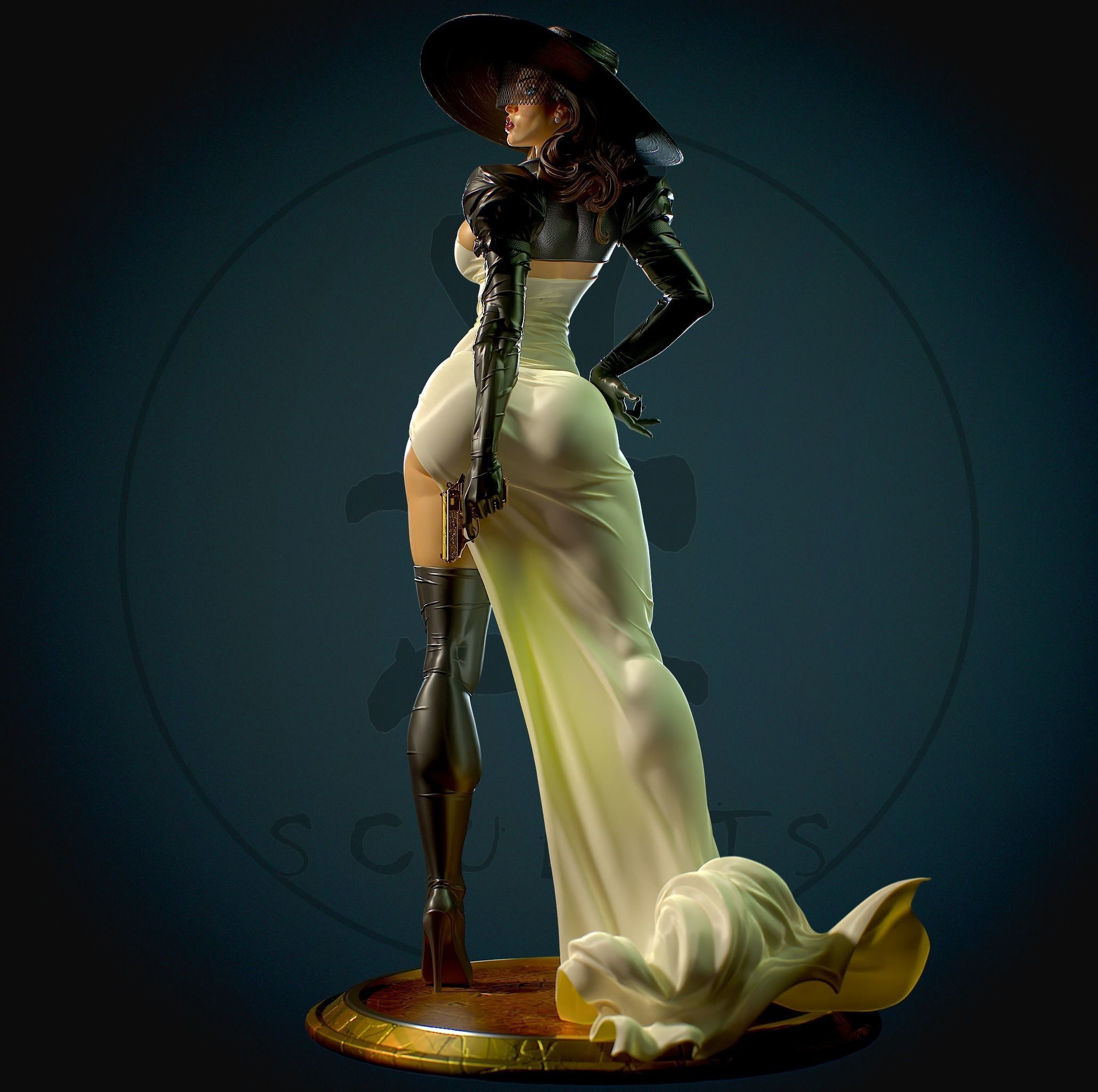 Madame Mirage with NSFW 3D print model_6
