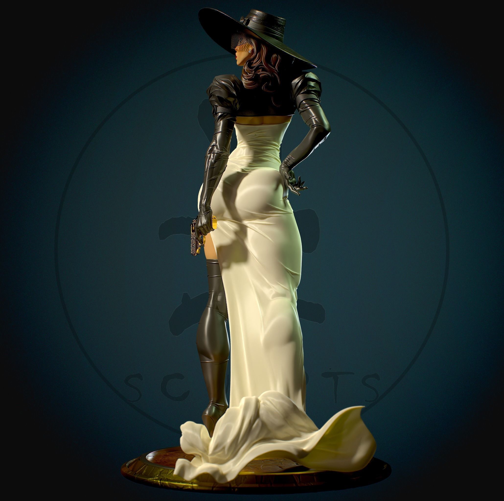 Madame Mirage with NSFW 3D print model_5