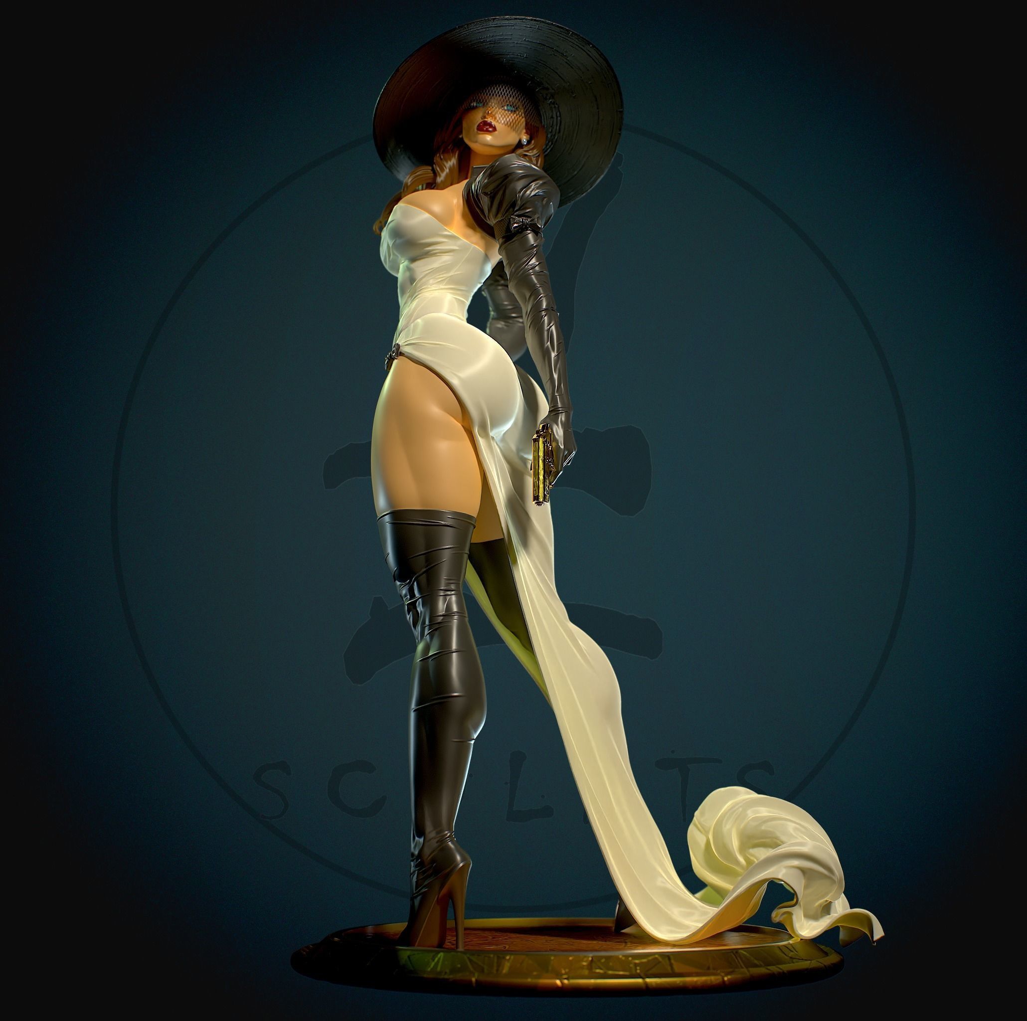 Madame Mirage with NSFW 3D print model_1