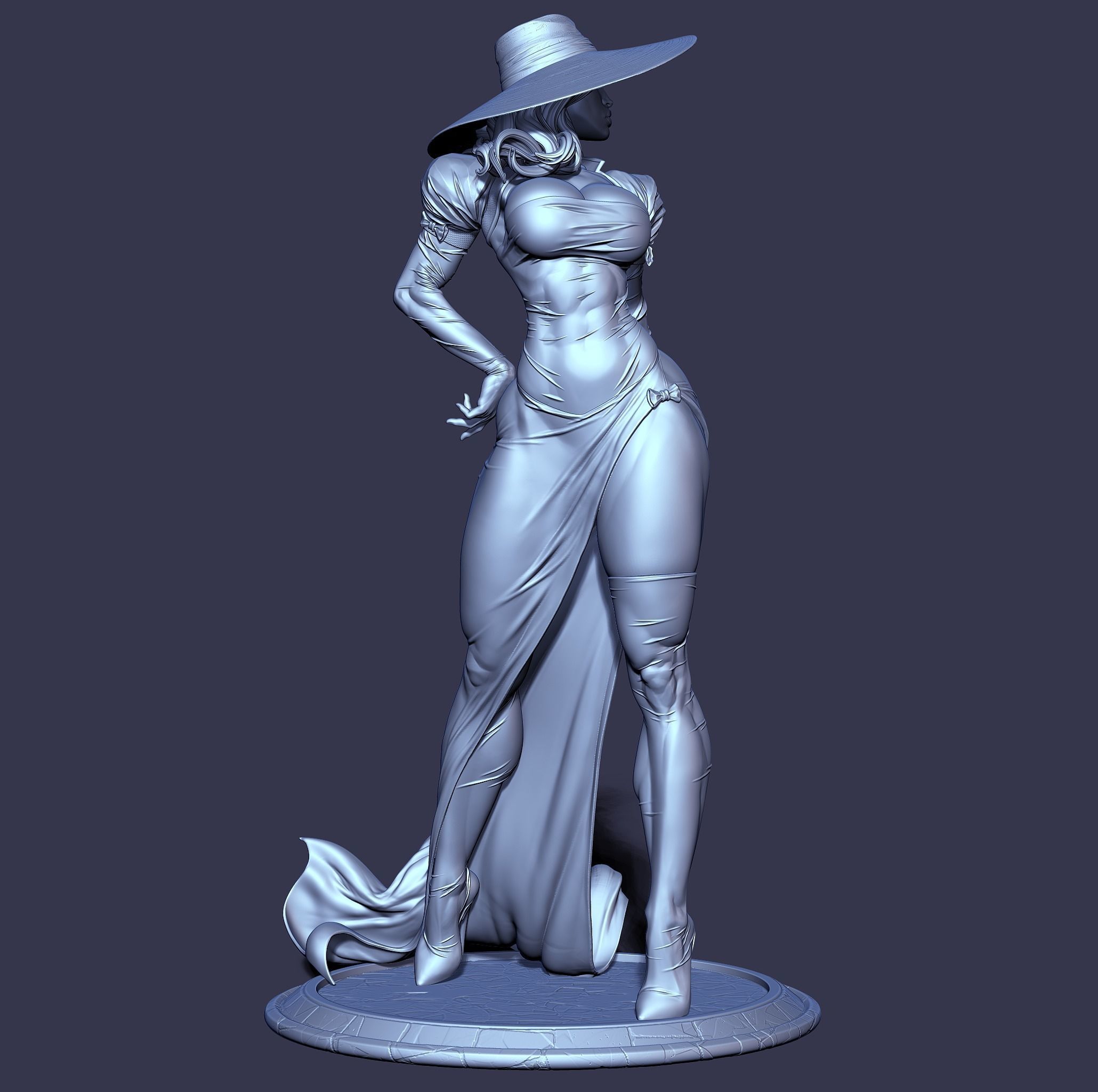 Madame Mirage with NSFW 3D print model_19