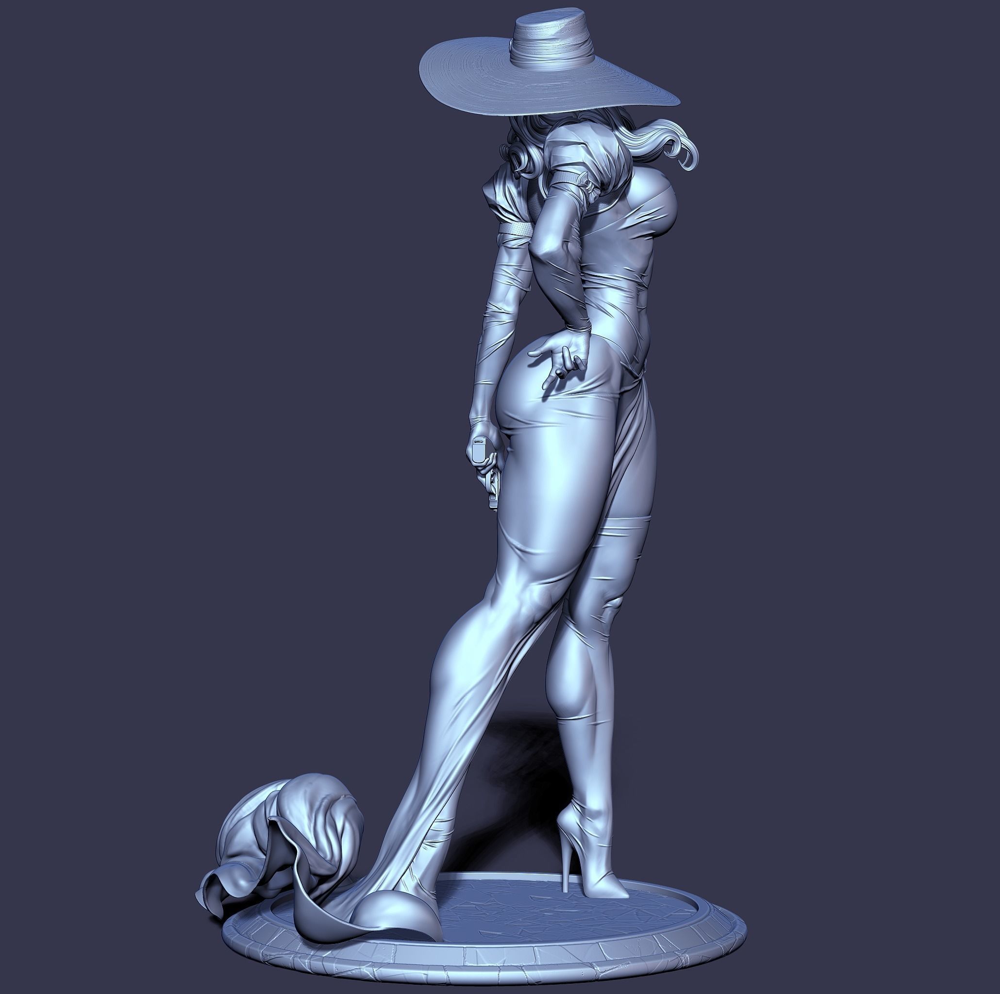 Madame Mirage with NSFW 3D print model_21