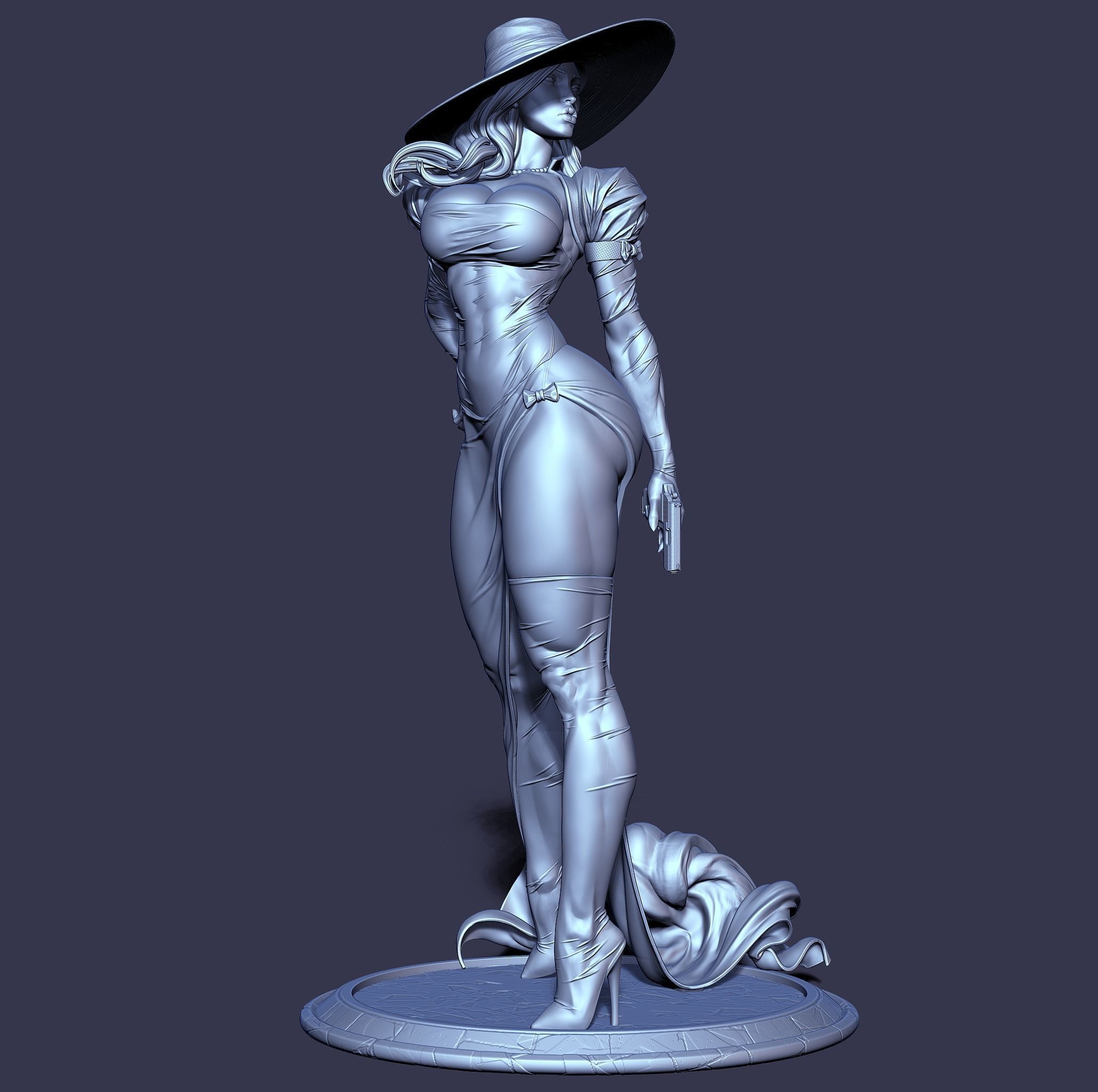 Madame Mirage with NSFW 3D print model_18