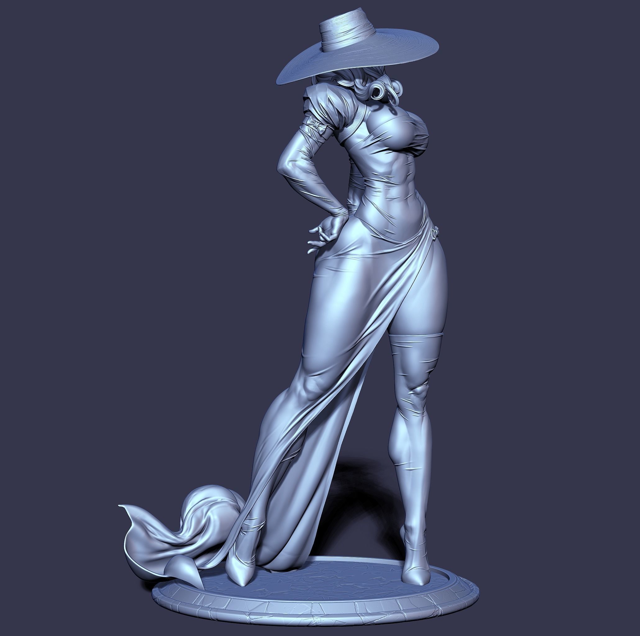 Madame Mirage with NSFW 3D print model_20
