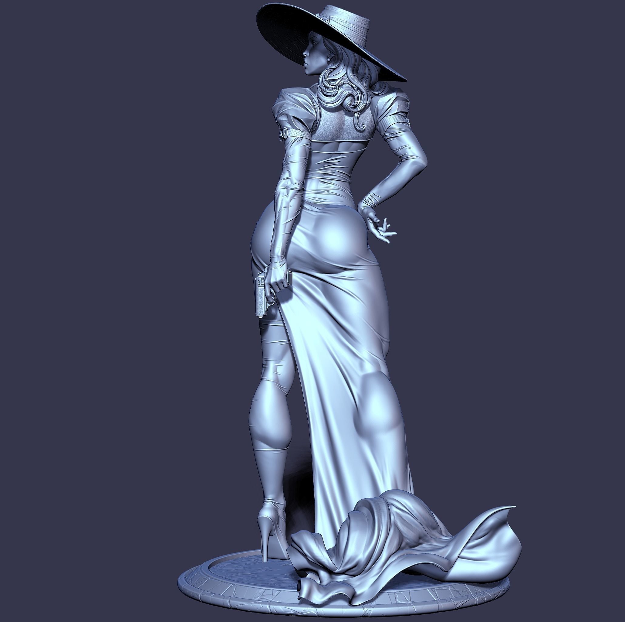 Madame Mirage with NSFW 3D print model_23