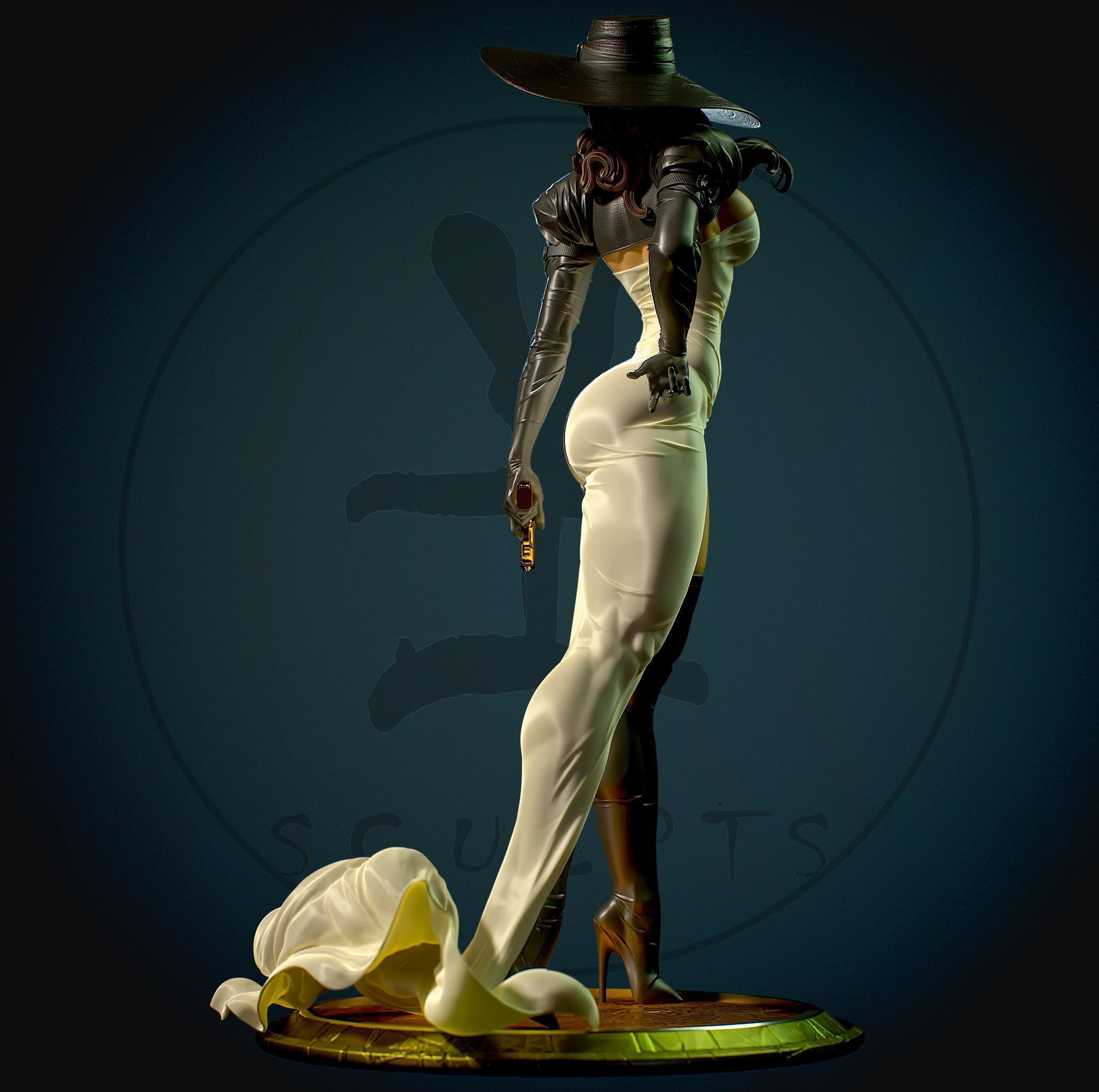 Madame Mirage with NSFW 3D print model_7