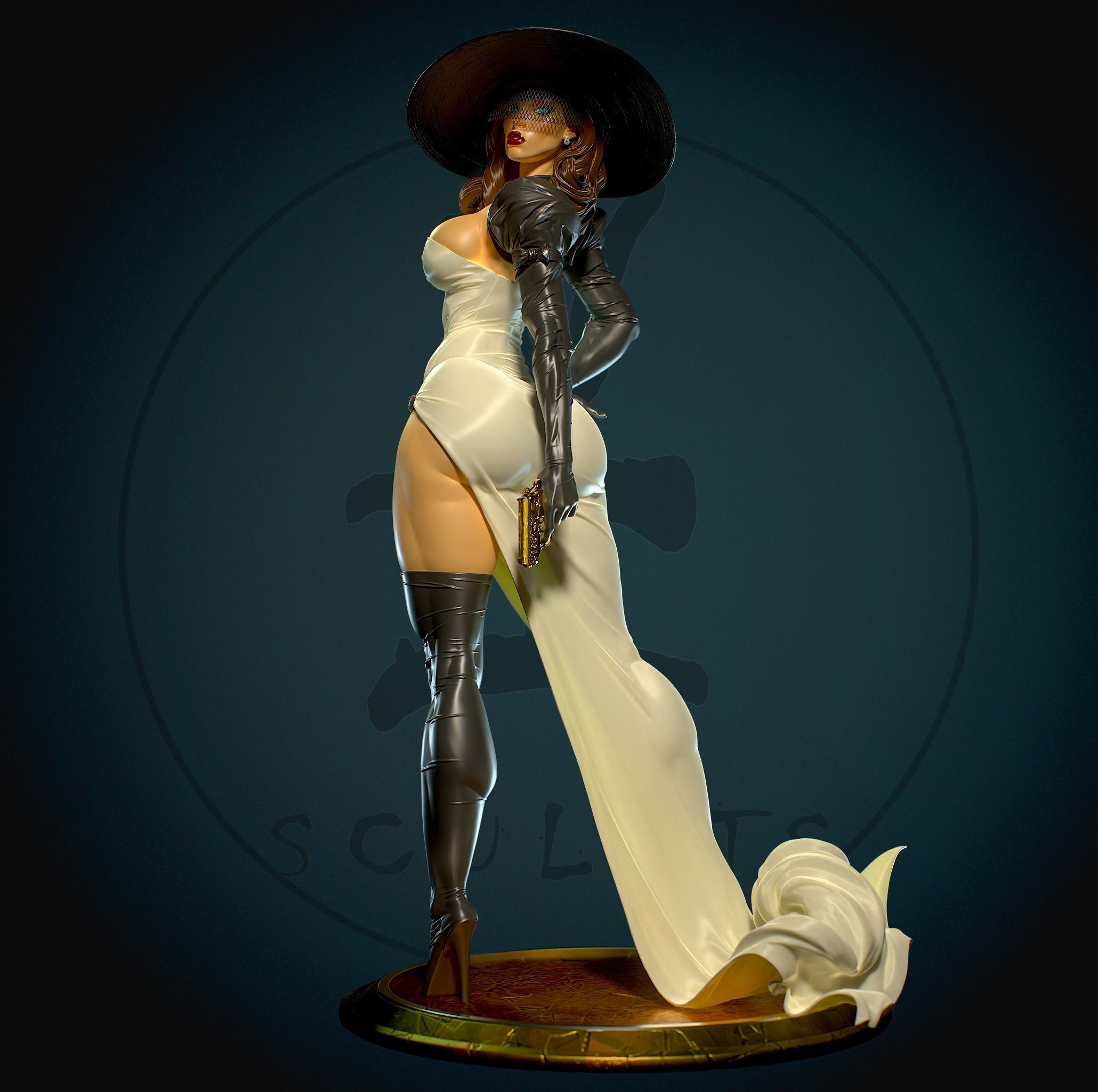 Madame Mirage with NSFW 3D print model_2