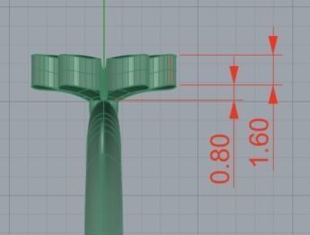 Clover ring 3D print model_2