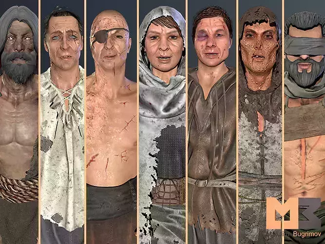 NPC Beggars Pack