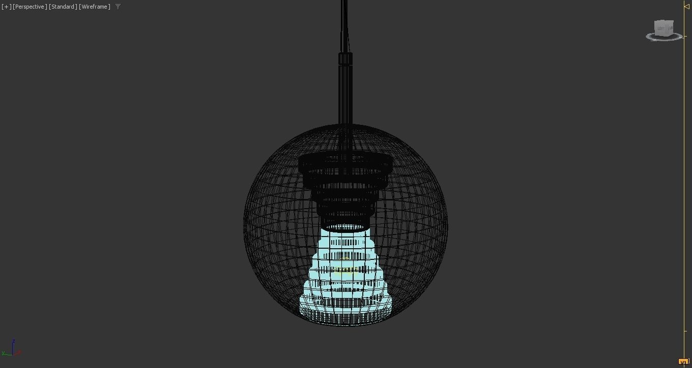 Pendant Lamp - Beluga Royal 3D model_2