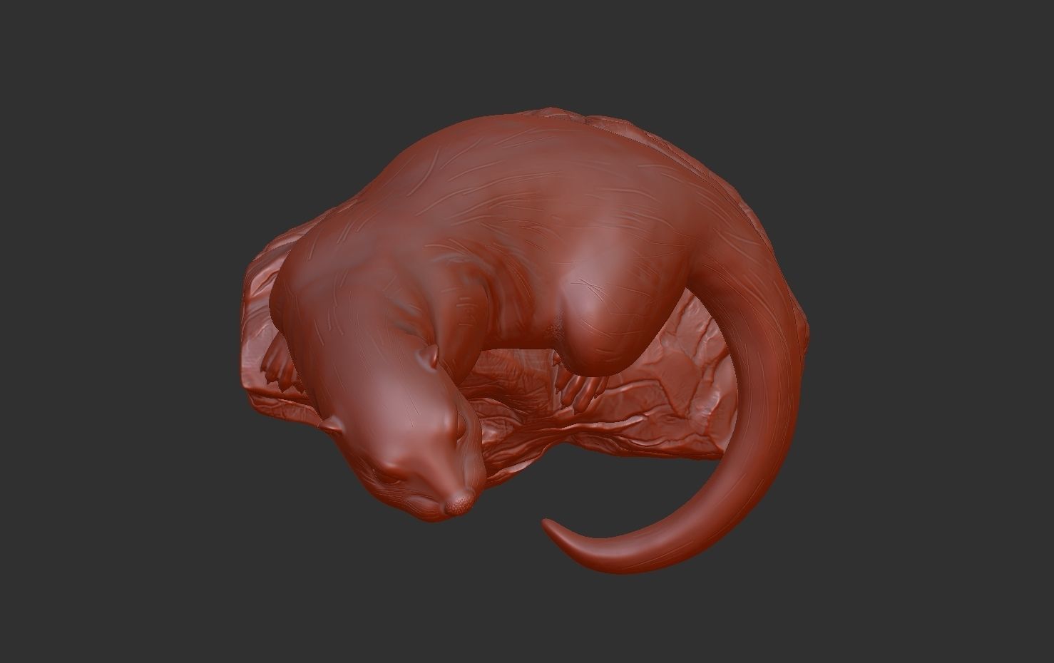 Otter 3d print model 3D print model_6