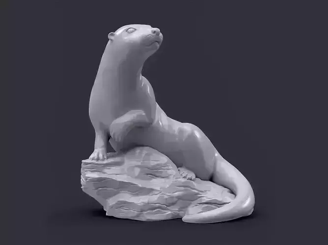 Otter 3d print model
