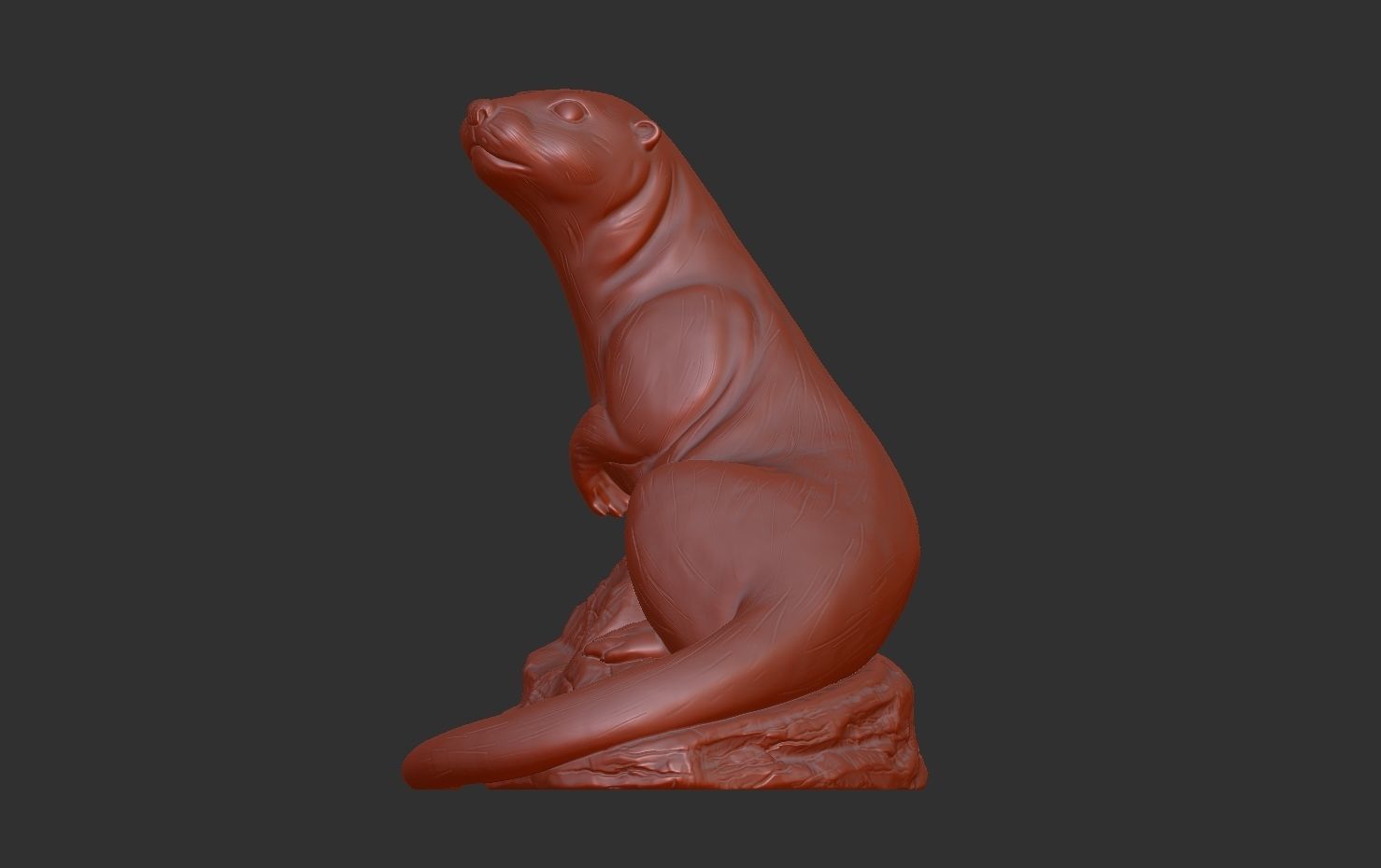 Otter 3d print model 3D print model_3