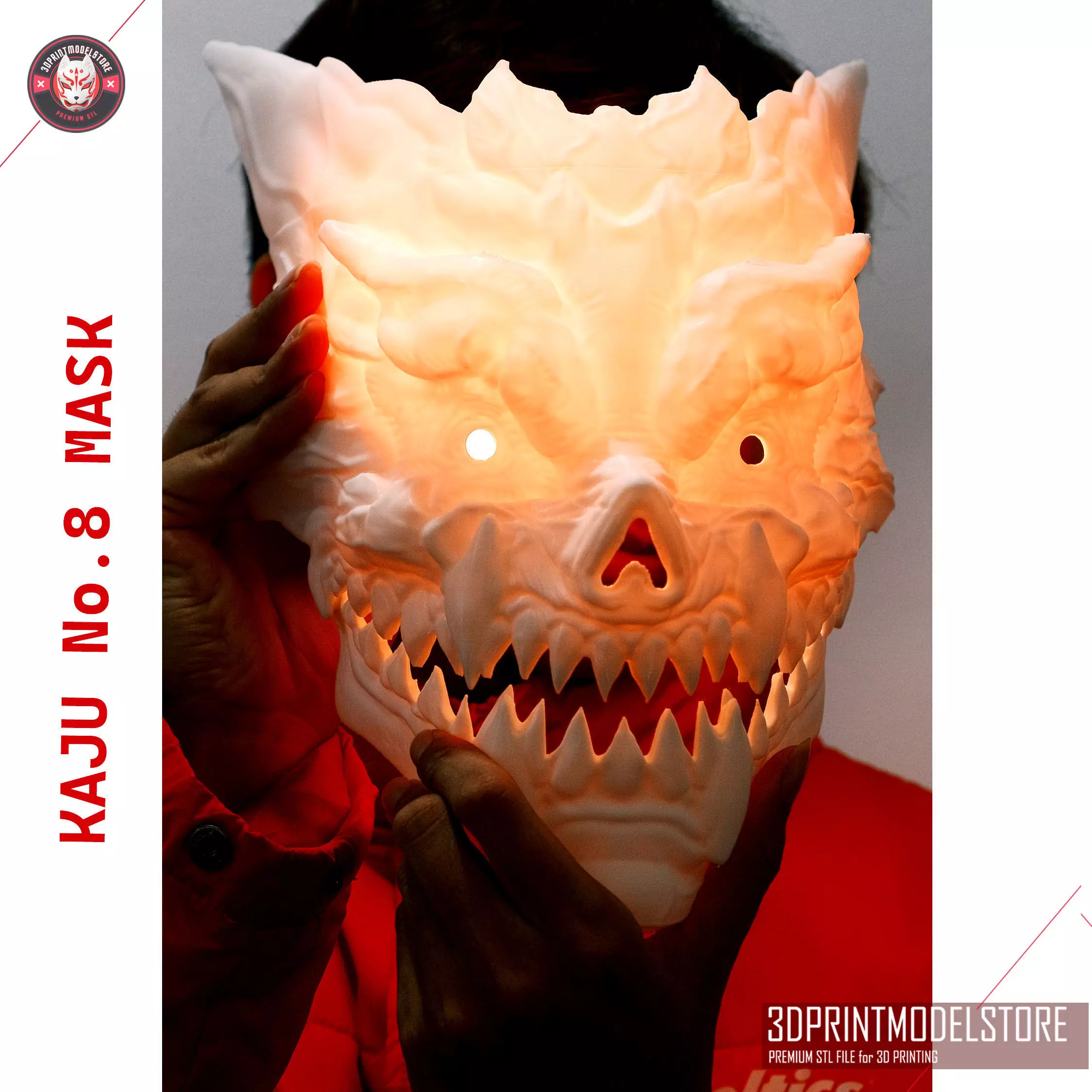 Kaiju No 8 Mask - Hibino Kafka Cosplay 3D print model