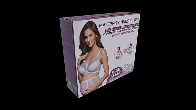 Maternity Nursing Bra - GAME READY PBR Low-poly 3D model