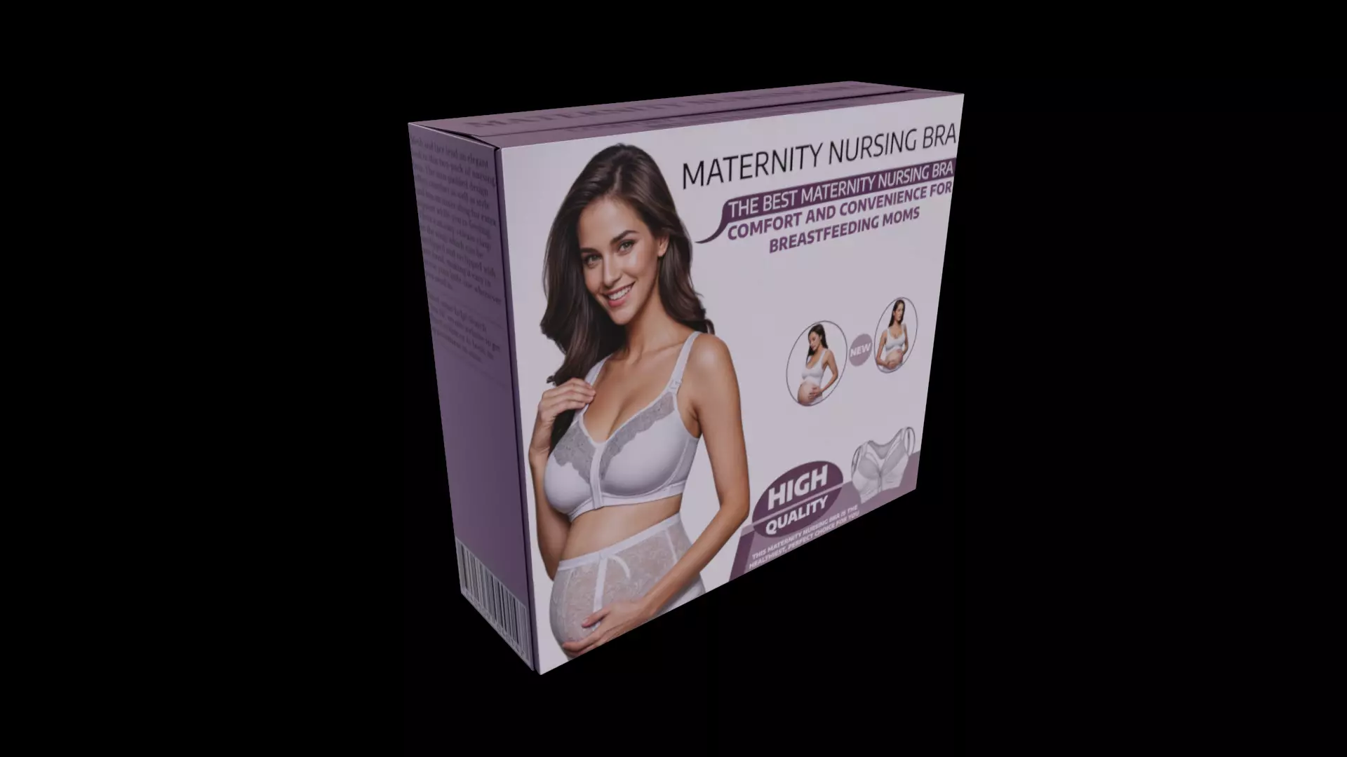 Maternity Nursing Bra - GAME READY PBR Low-poly 3D model