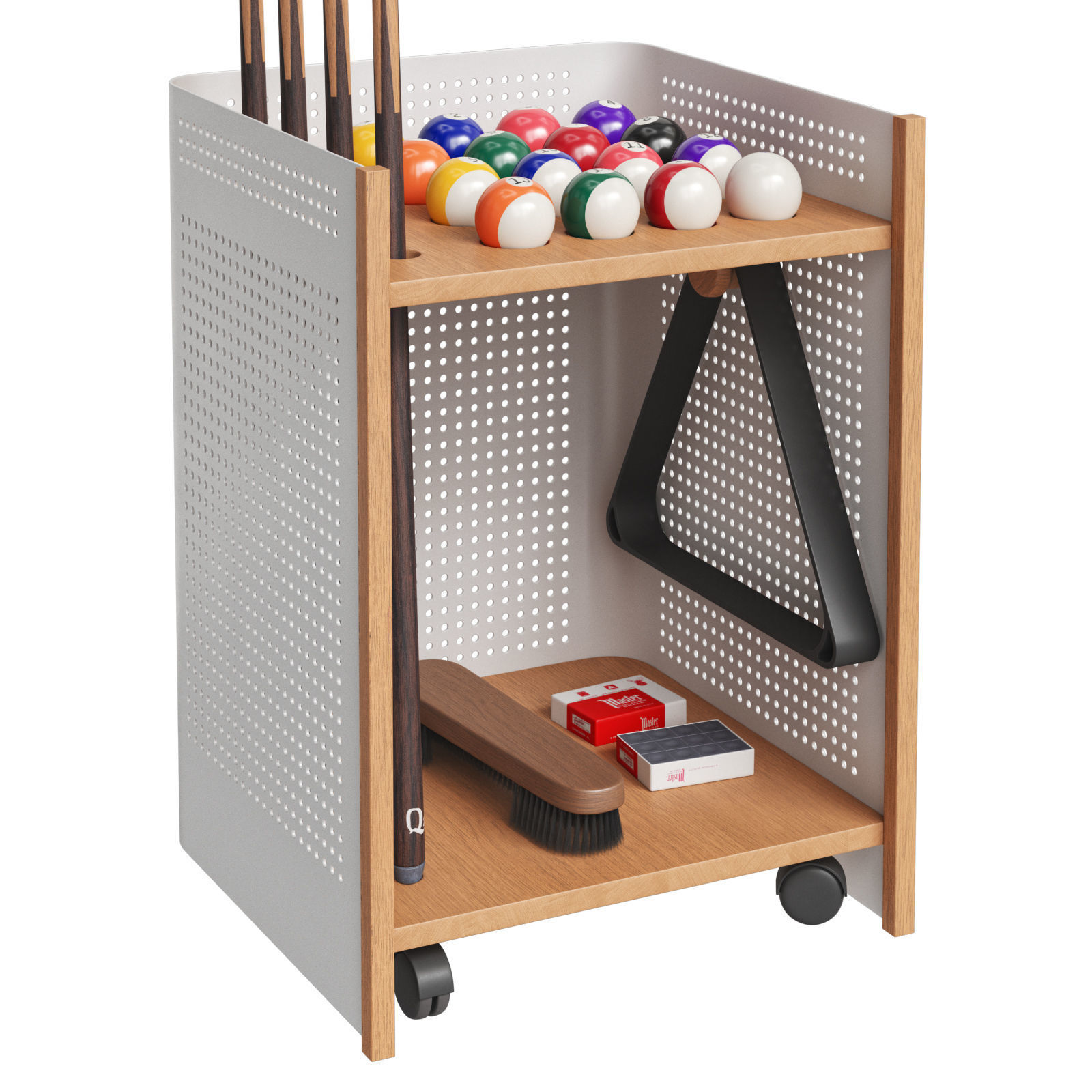Jack Game Room cue rack Diagonal Outdoor 3D model_1
