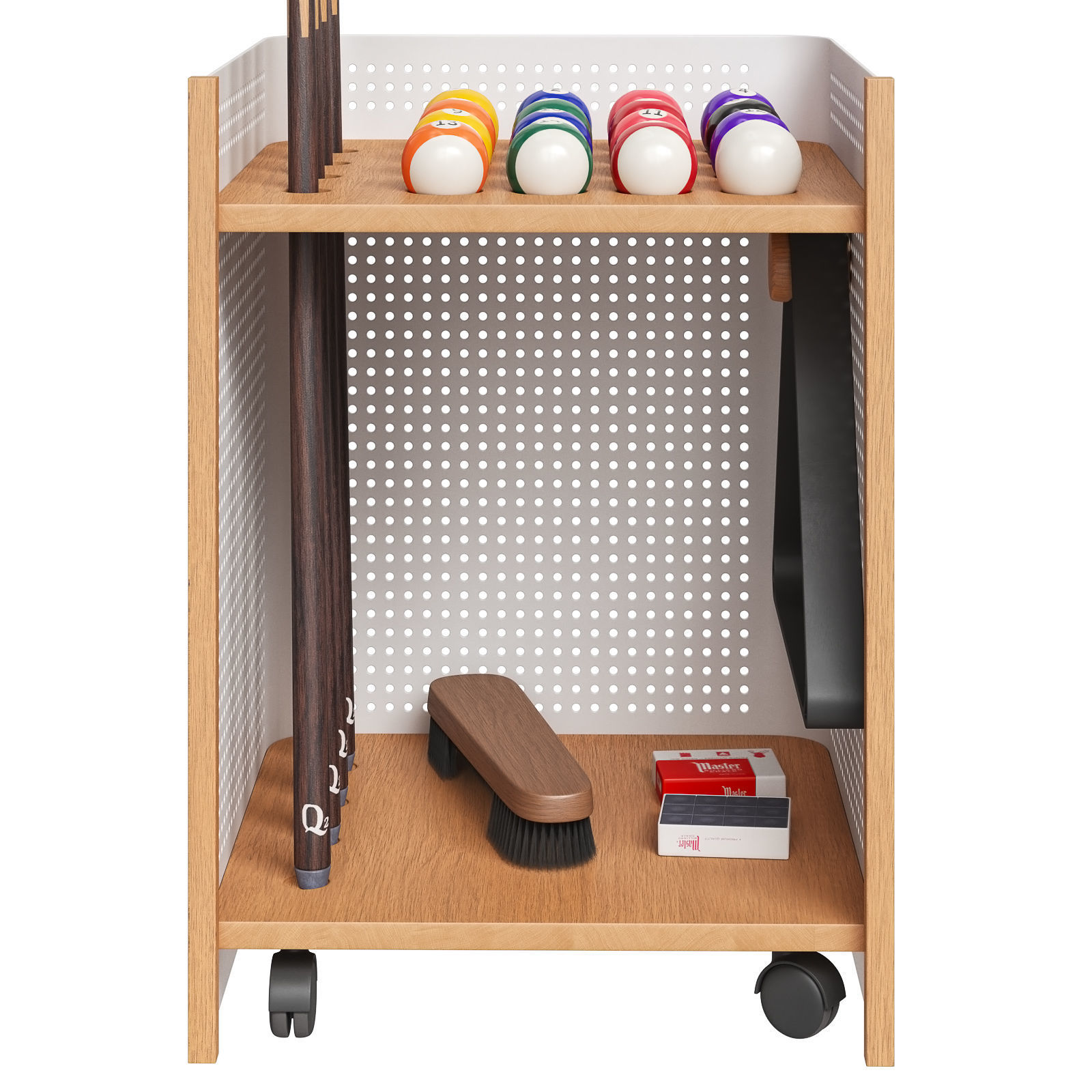 Jack Game Room cue rack Diagonal Outdoor 3D model_3