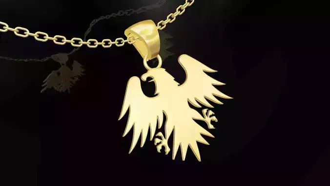 Eagle gold pendant jewelry