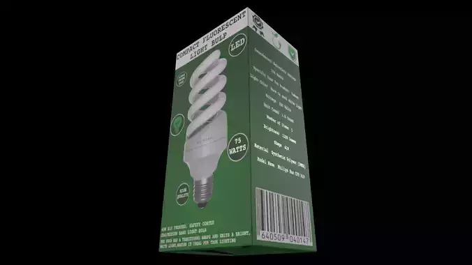 Compact Fluorescent Light Bulb - GAME READY PBR
