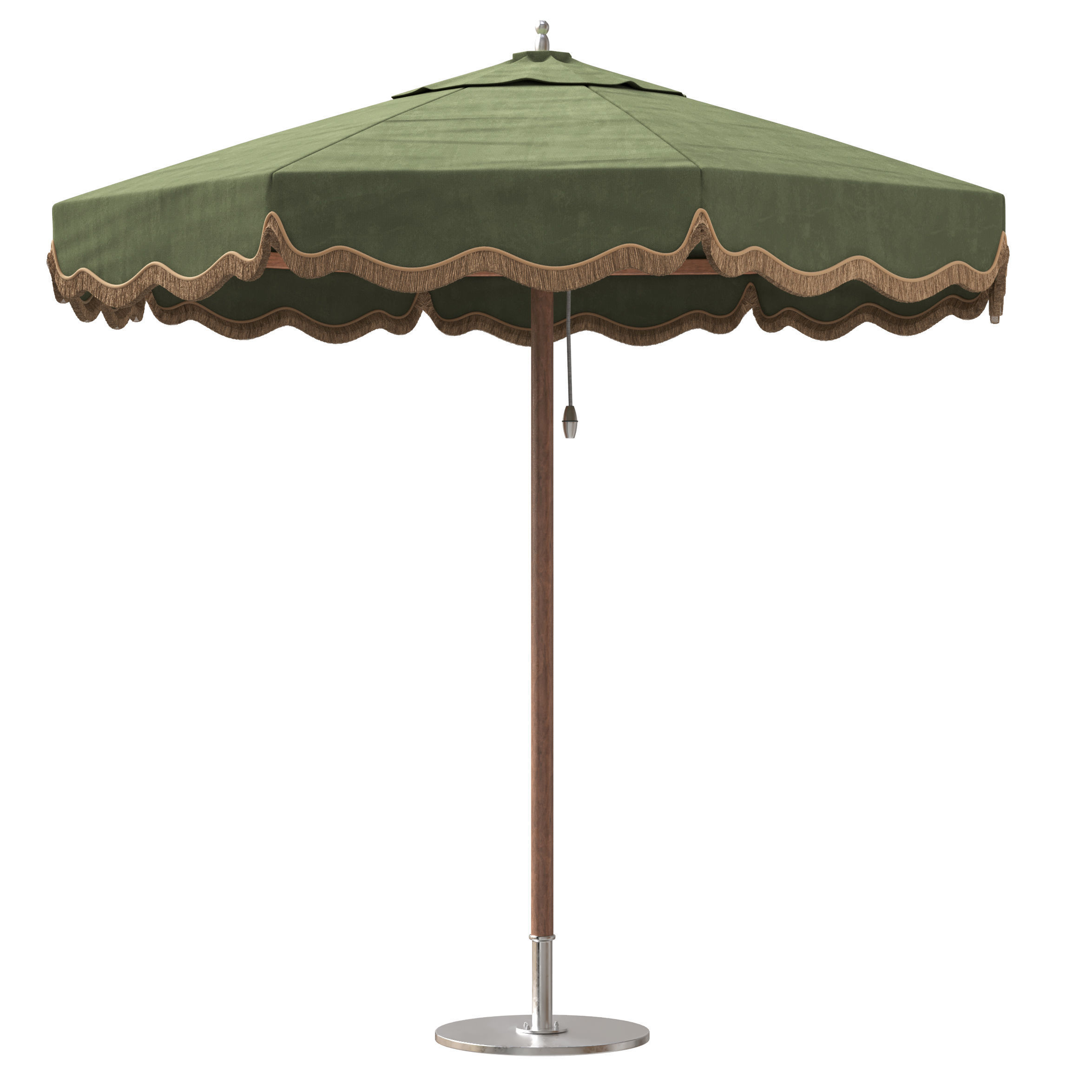 celia outdoor lounger and Tuuci Outdoor Parasol 3D model_6