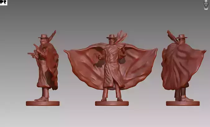 The Shadow Kent Allard OBJ and STL 3D print model