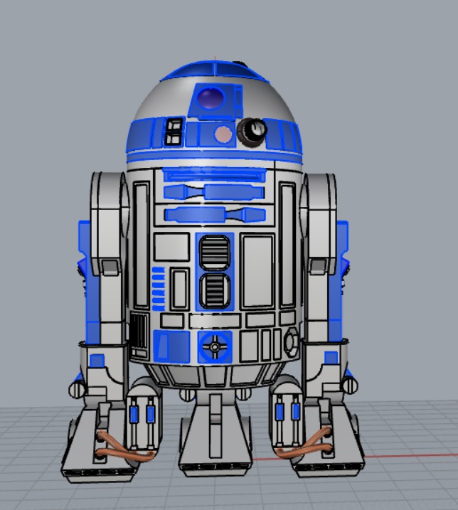 R2-D2 3D print model_11