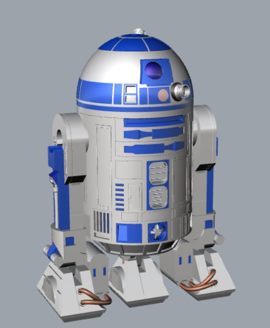R2-D2 3D print model_7