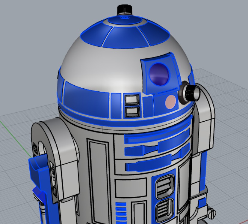 R2-D2 3D print model_8