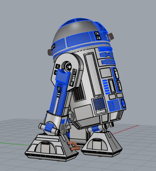 R2-D2 3D print model_3