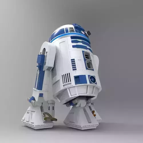 R2-D2 3D print model