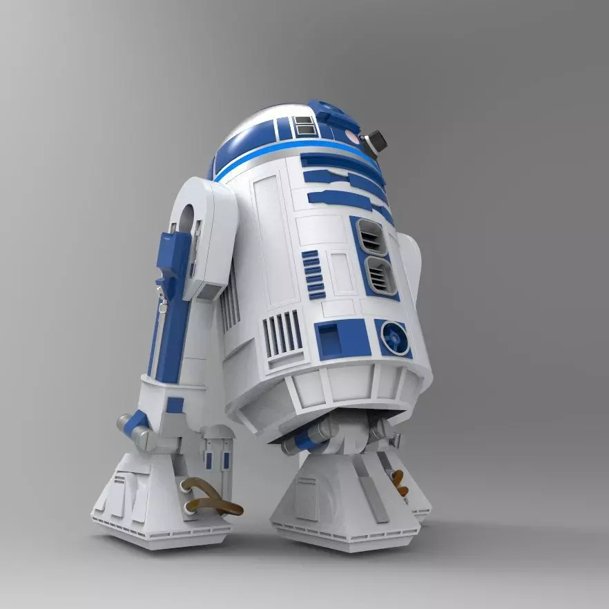 R2-D2 3D print model_0
