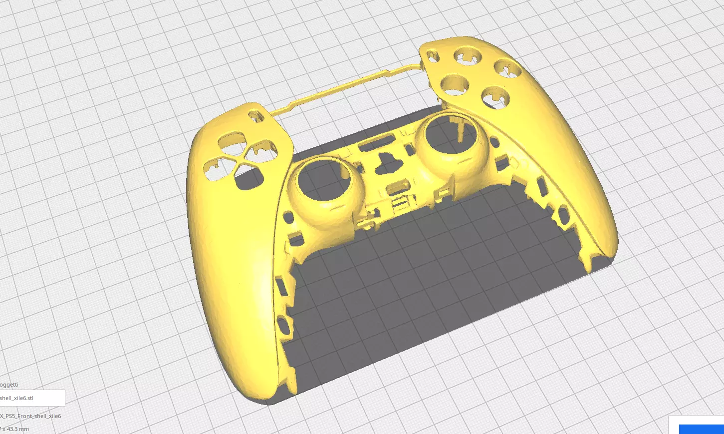 PS5 Controller Custom Shell 3D print model_0