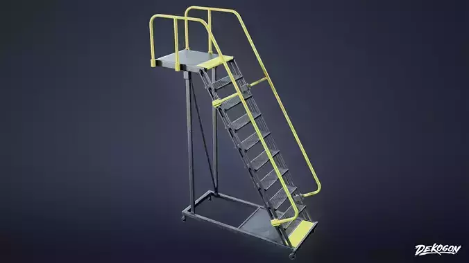 HOLLYWOOD - Ladder 01 - LOW POLY