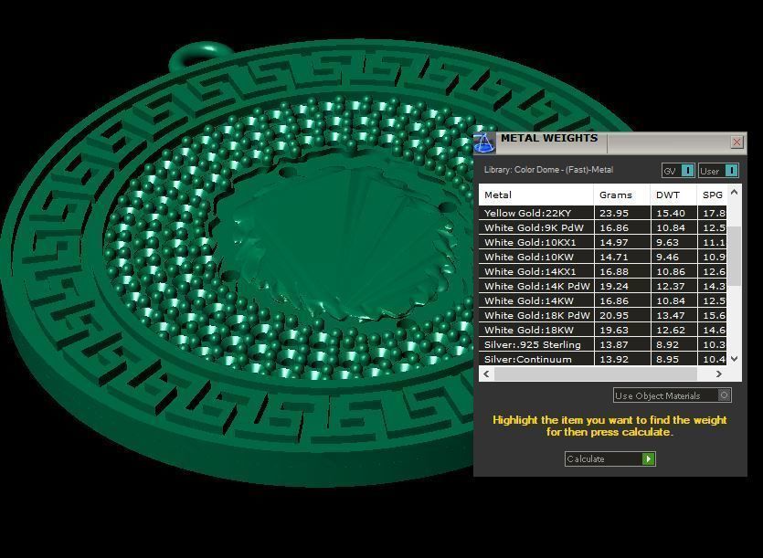 Lion Pendant 3D print model 3D print model_4