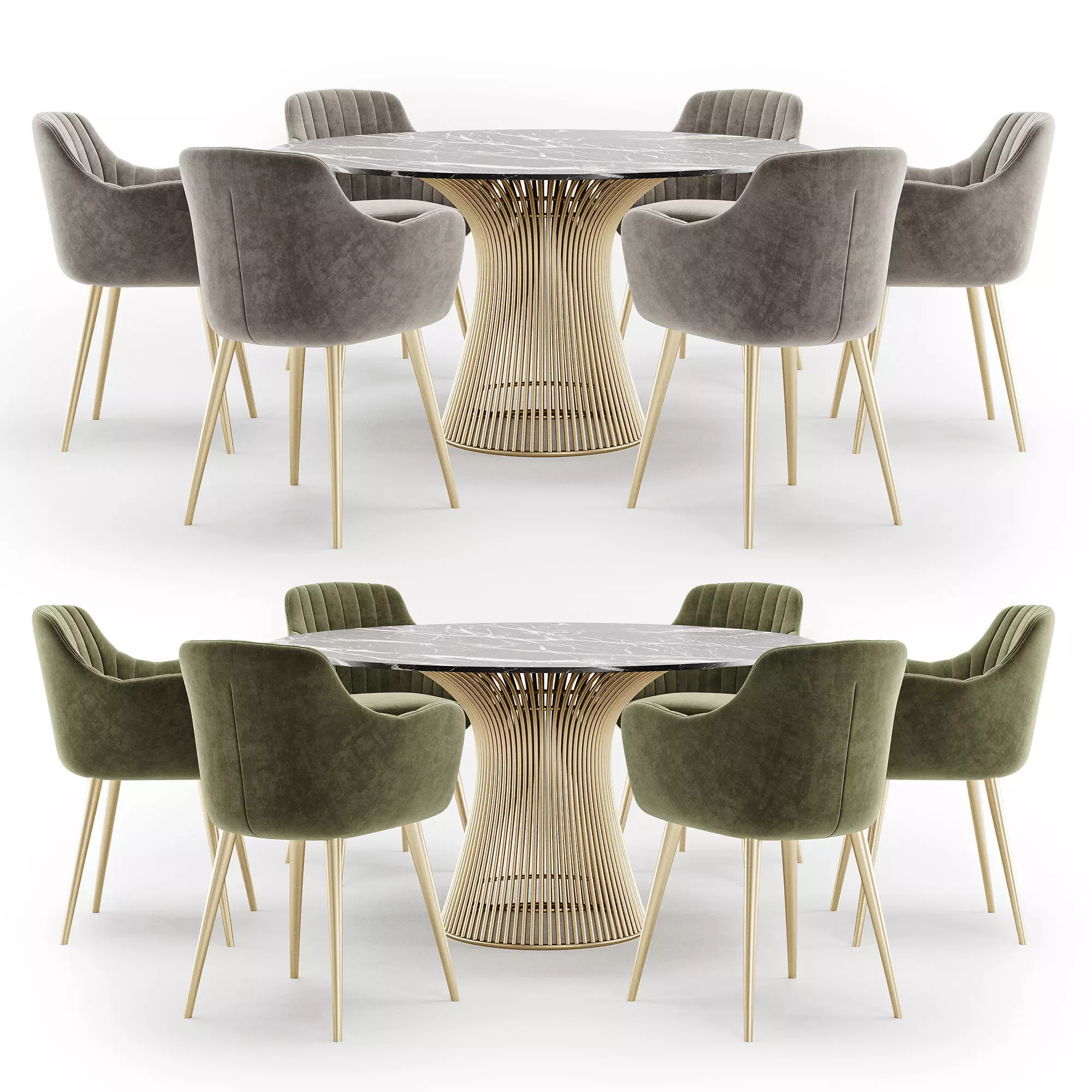 Dining set 139 3D model