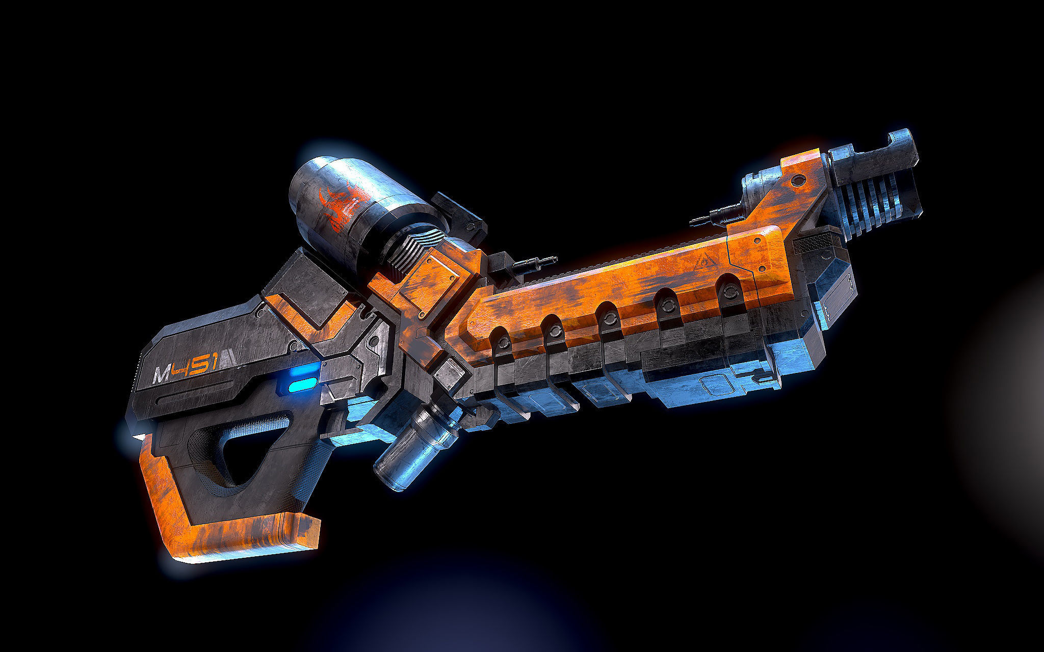 M451Firestorm Mass Effect 3D model_7