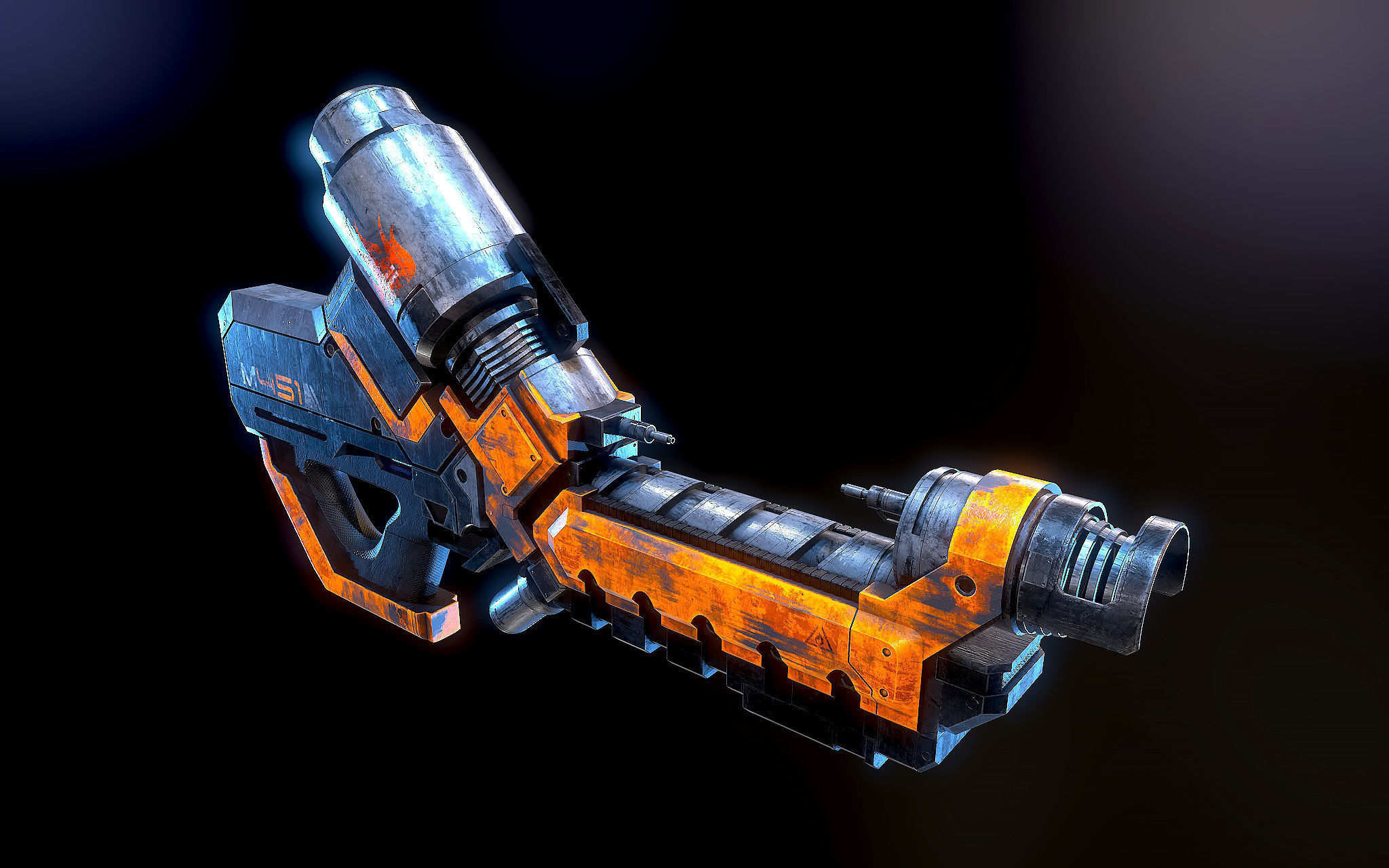 M451Firestorm Mass Effect 3D model_2